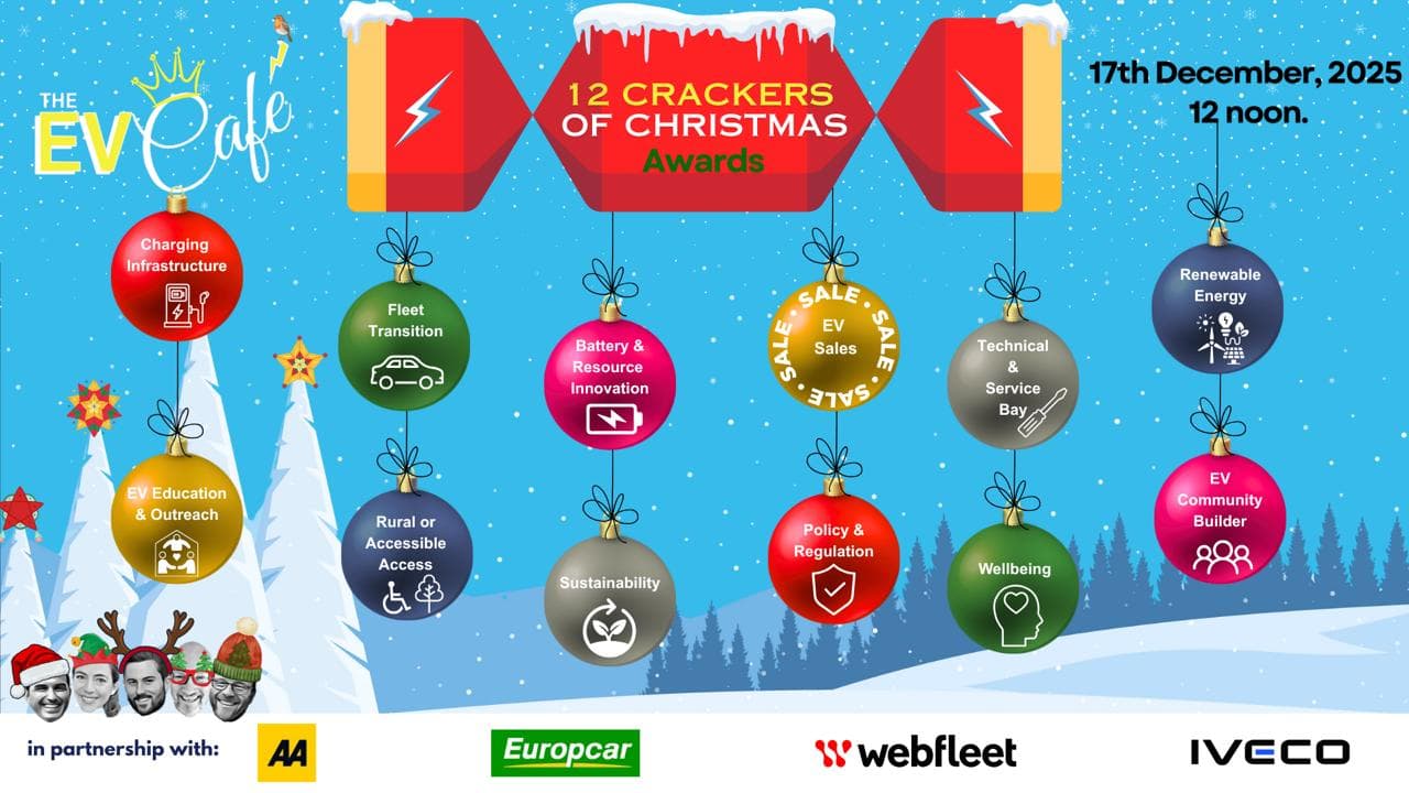 The EV Café Webinar - 17 December 2025 - 12 Crackers of Christmas