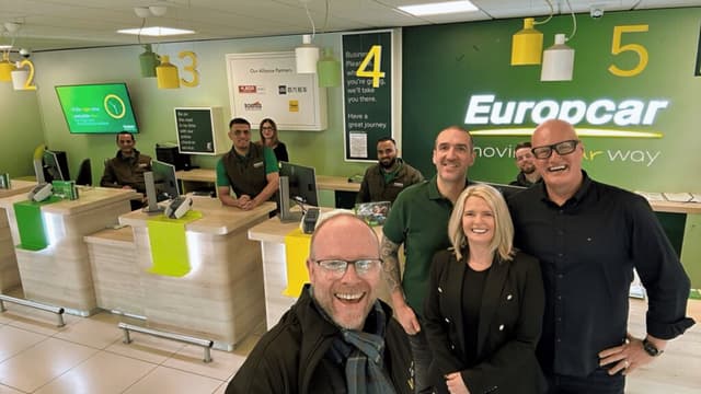 The EV Café welcome Europcar